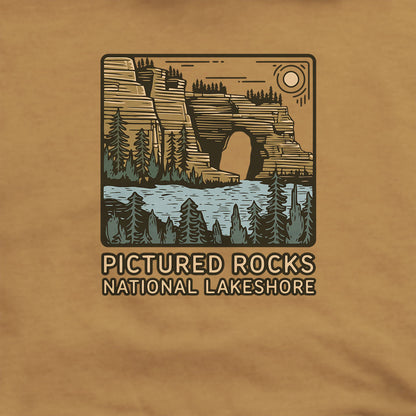 Pictured Rocks National Lakeshore Hoodie Adventure and Outdoors Themed Hoodie