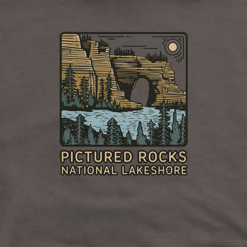 Pictured Rocks National Lakeshore Hoodie Adventure and Outdoors Themed Hoodie