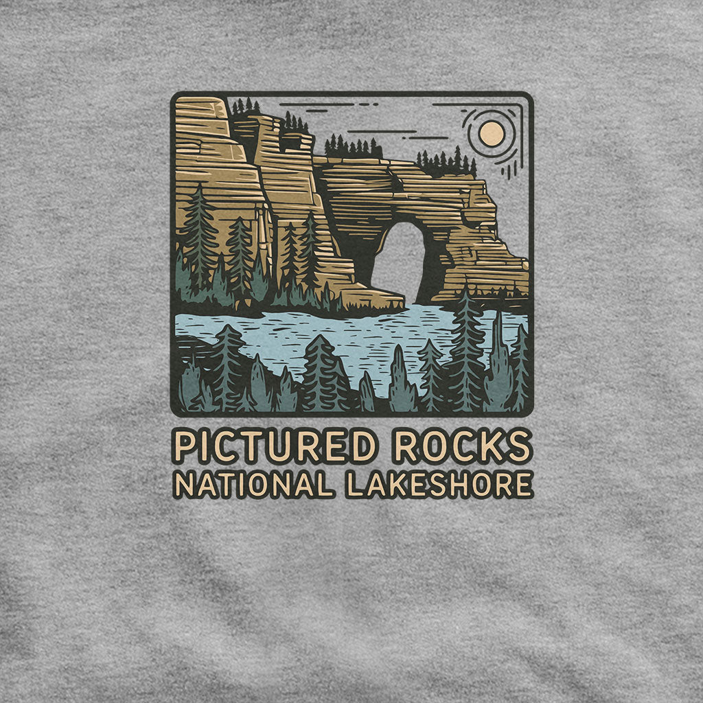 Pictured Rocks National Lakeshore Hoodie Adventure and Outdoors Themed Hoodie