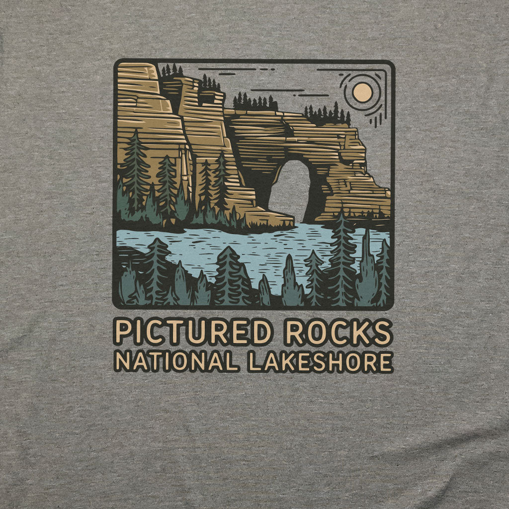 Pictured Rocks National Lakeshore T-Shirt Adventure and Outdoors Themed T-Shirt