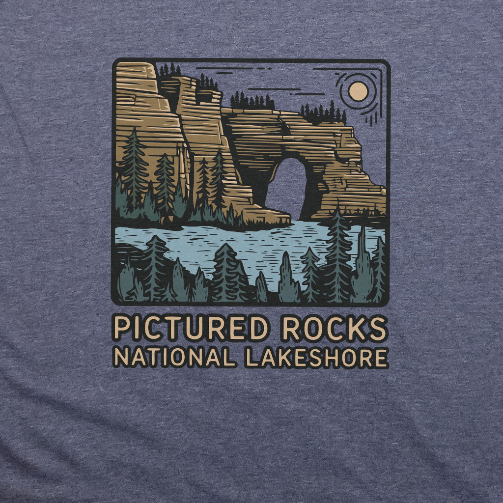 Pictured Rocks National Lakeshore T-Shirt Adventure and Outdoors Themed T-Shirt