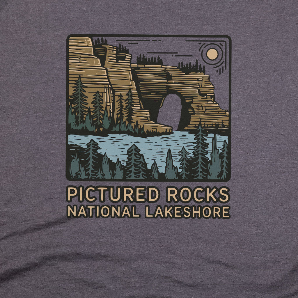 Pictured Rocks National Lakeshore T-Shirt Adventure and Outdoors Themed T-Shirt
