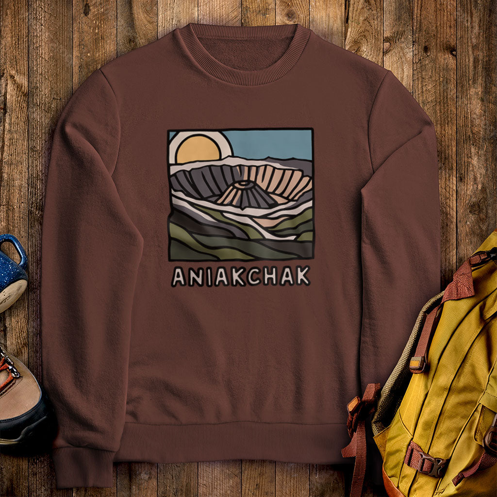 Aniakchak National Monument Crewneck Sweatshirt