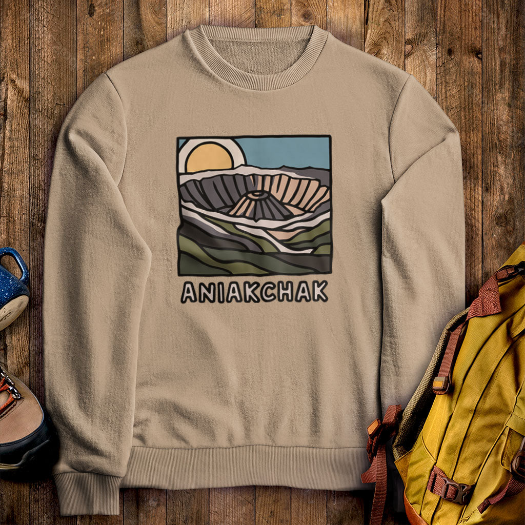 Aniakchak National Monument Crewneck Sweatshirt
