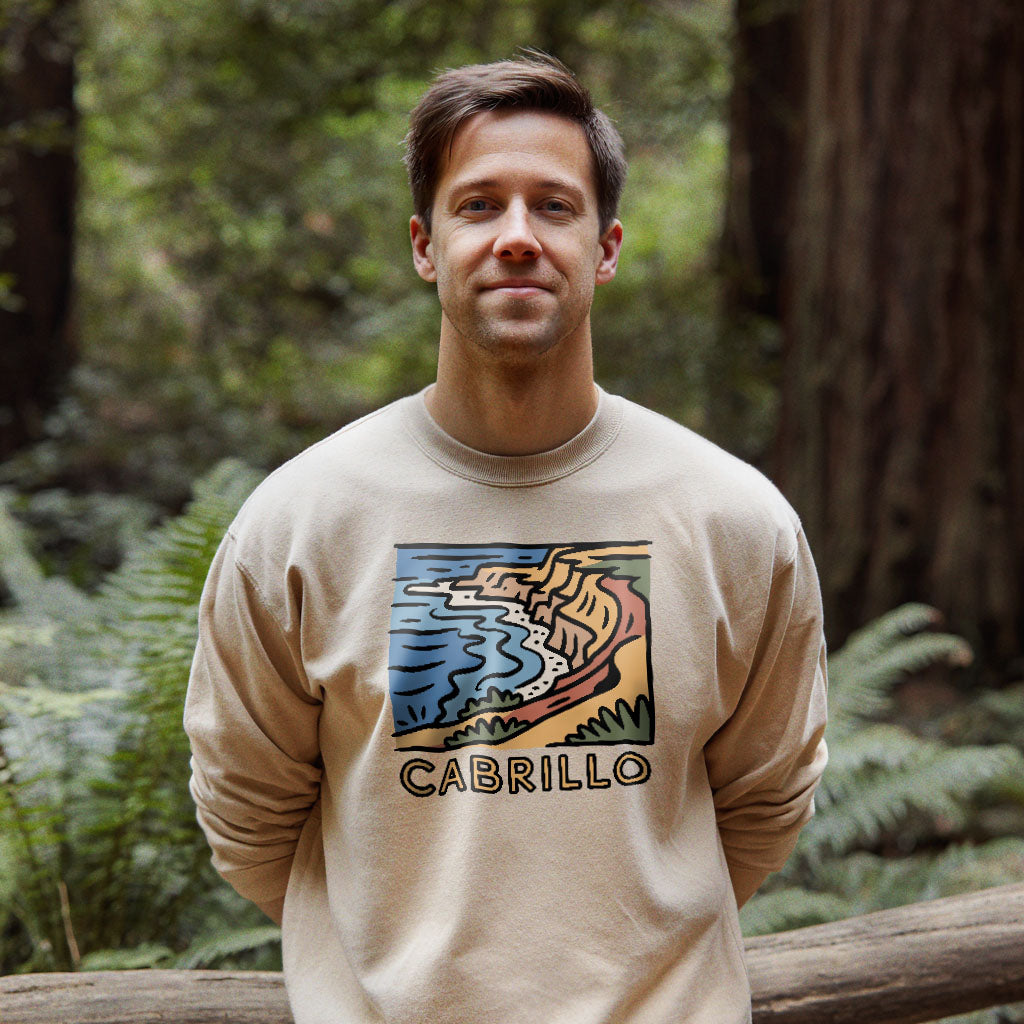 Cabrillo National Monument Crewneck Sweatshirt Adventure and Outdoors Themed Sweatshirt
