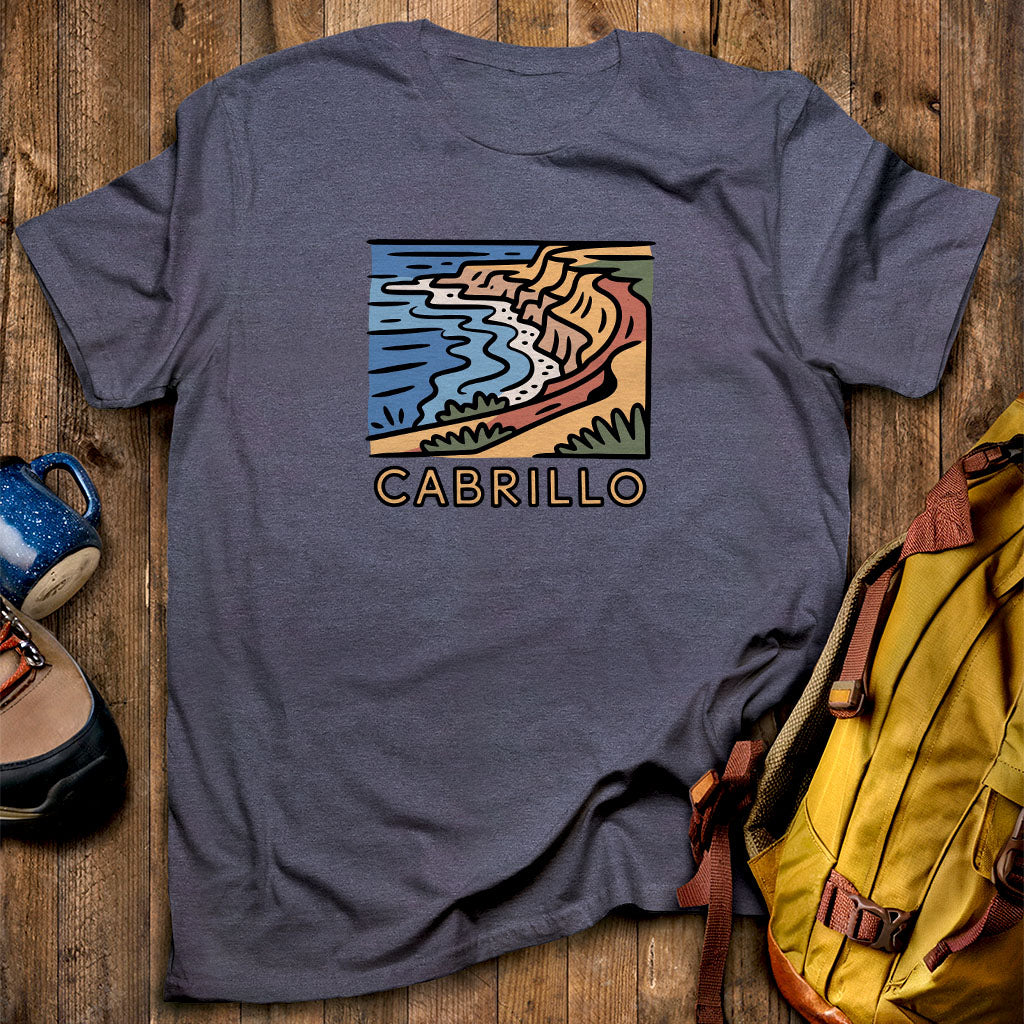 Cabrillo National Monument T-Shirt Heather Navy Adventure and Outdoors Themed T-Shirt