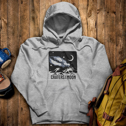 Craters of the Moon at Night Hoodie