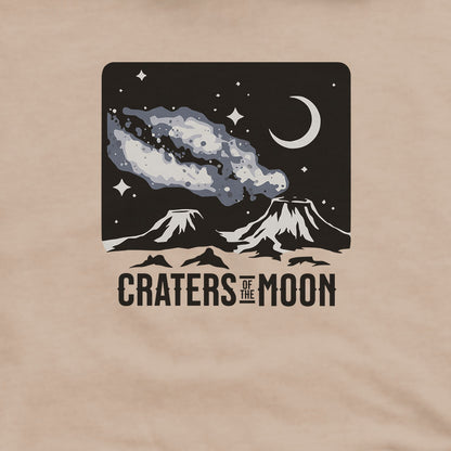Craters of the Moon at Night Hoodie