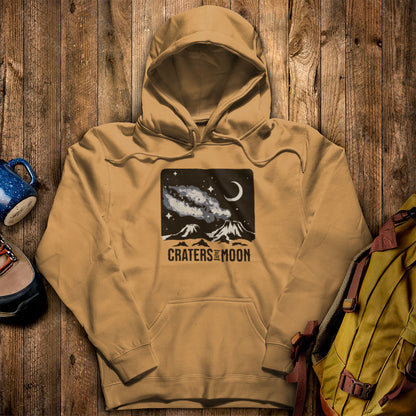 Craters of the Moon at Night Hoodie