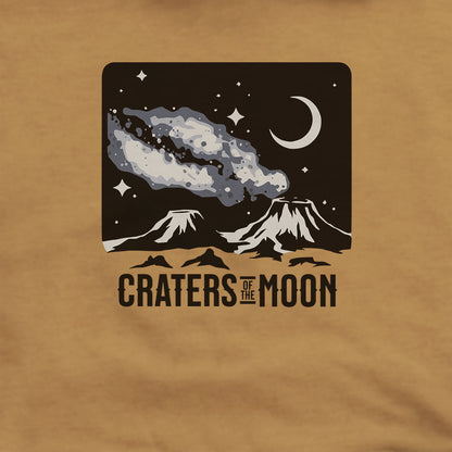 Craters of the Moon at Night Hoodie