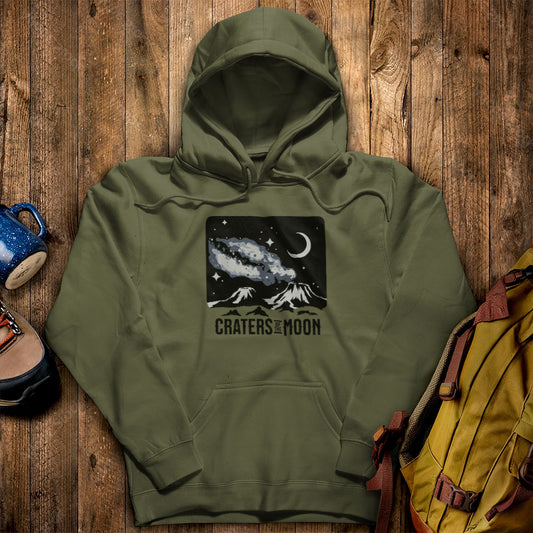 Craters of the Moon at Night Hoodie