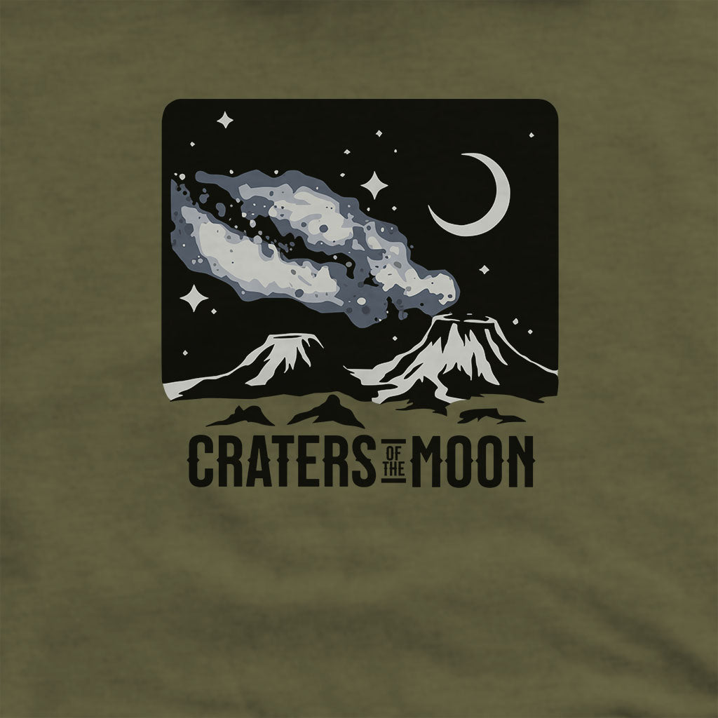 Craters of the Moon at Night Hoodie