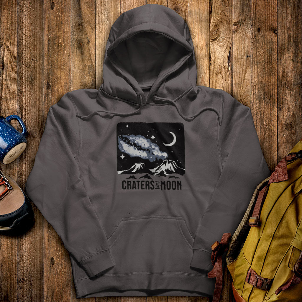 Craters of the Moon at Night Hoodie