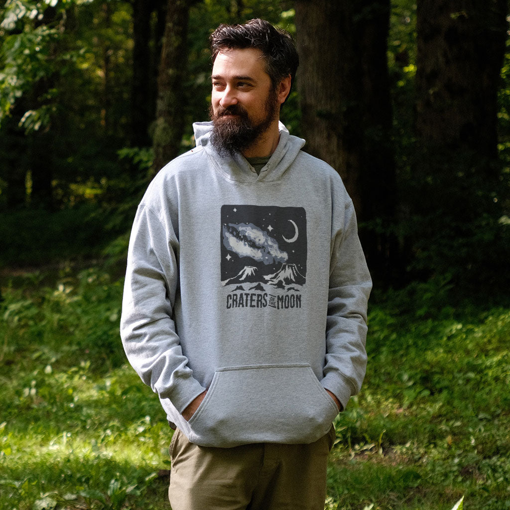 Craters of the Moon at Night Hoodie