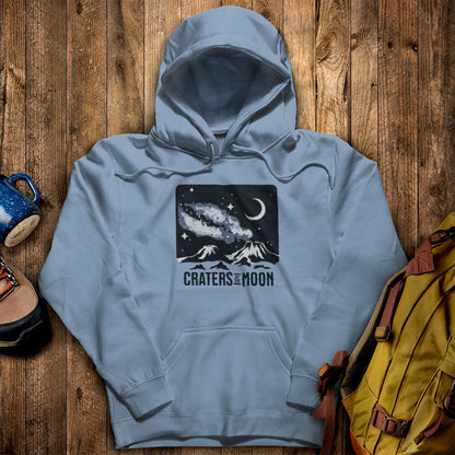 Craters of the Moon at Night Hoodie