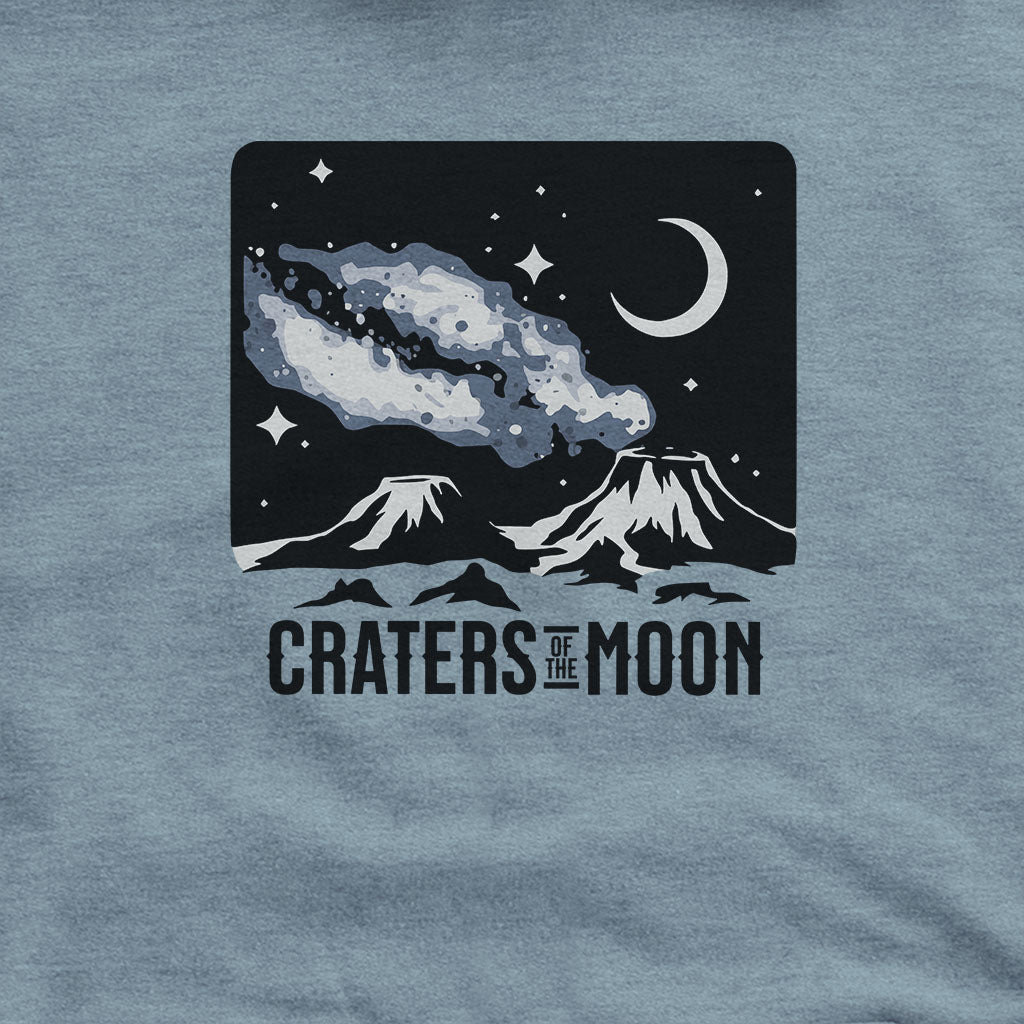 Craters of the Moon at Night Hoodie