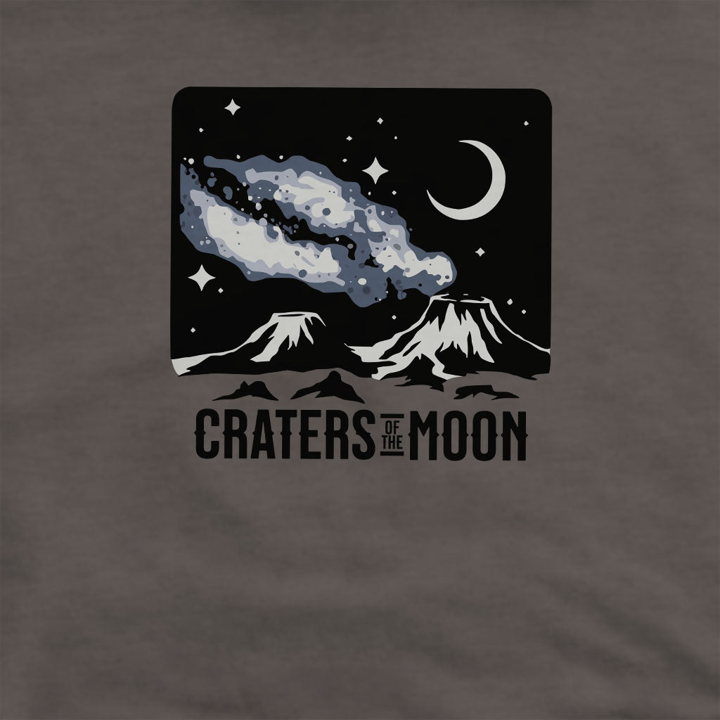 Craters of the Moon at Night Crewneck Sweatshirt