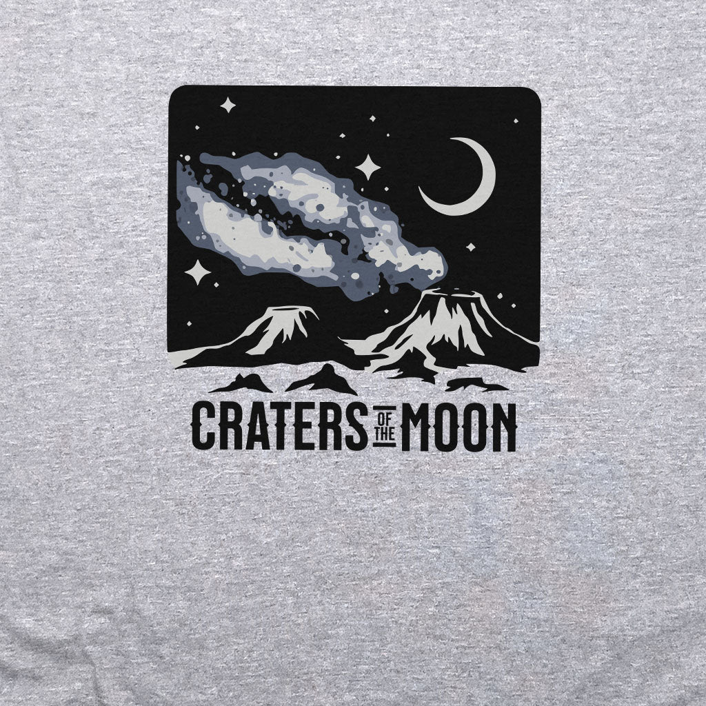 Craters of the Moon at Night Crewneck Sweatshirt