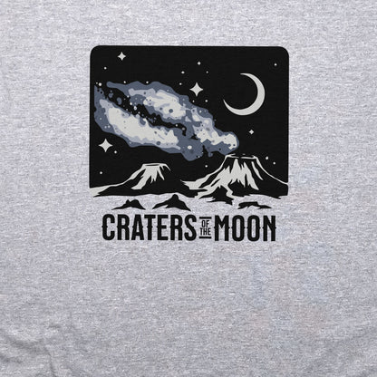 Craters of the Moon at Night Crewneck Sweatshirt
