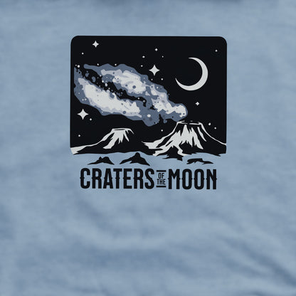 Craters of the Moon at Night Crewneck Sweatshirt