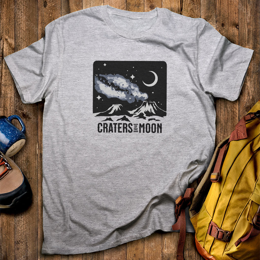 Craters of the Moon at Night T-Shirt