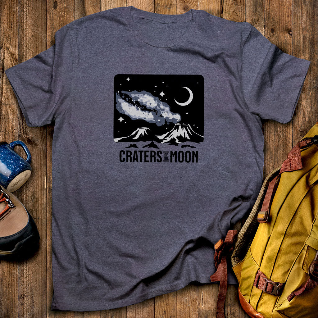 Craters of the Moon at Night T-Shirt