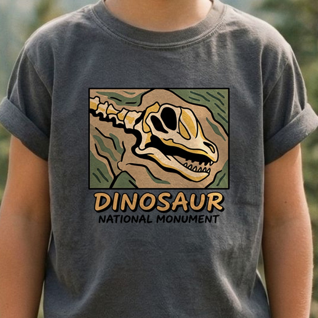 Dinosaur National Monument Kids Cotton T-Shirt