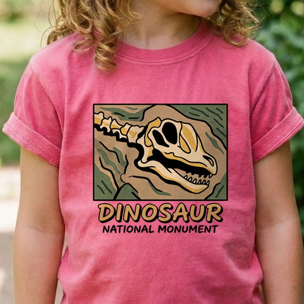 Dinosaur National Monument Kids Cotton T-Shirt