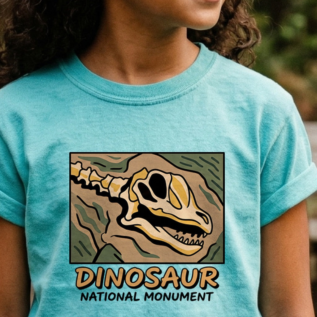 Dinosaur National Monument Kids Cotton T-Shirt