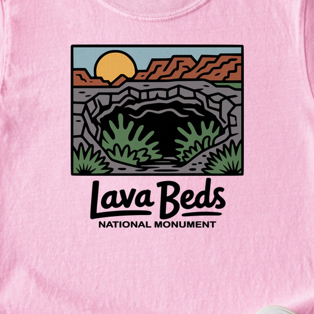 Lava Beds National Monument Kids Cotton T-Shirt