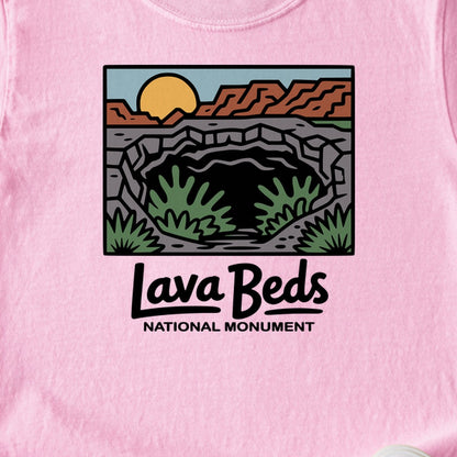 Lava Beds National Monument Kids Cotton T-Shirt
