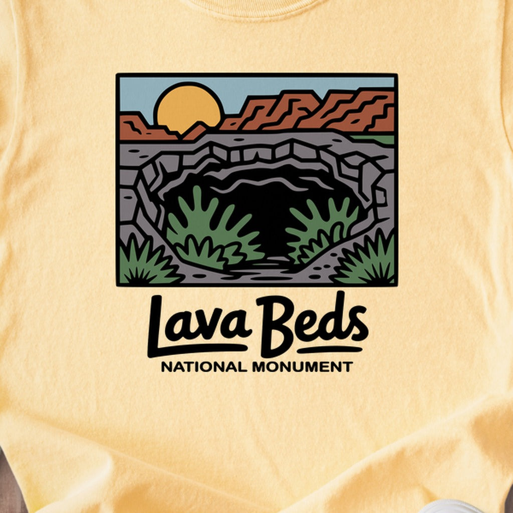 Lava Beds National Monument Kids Cotton T-Shirt