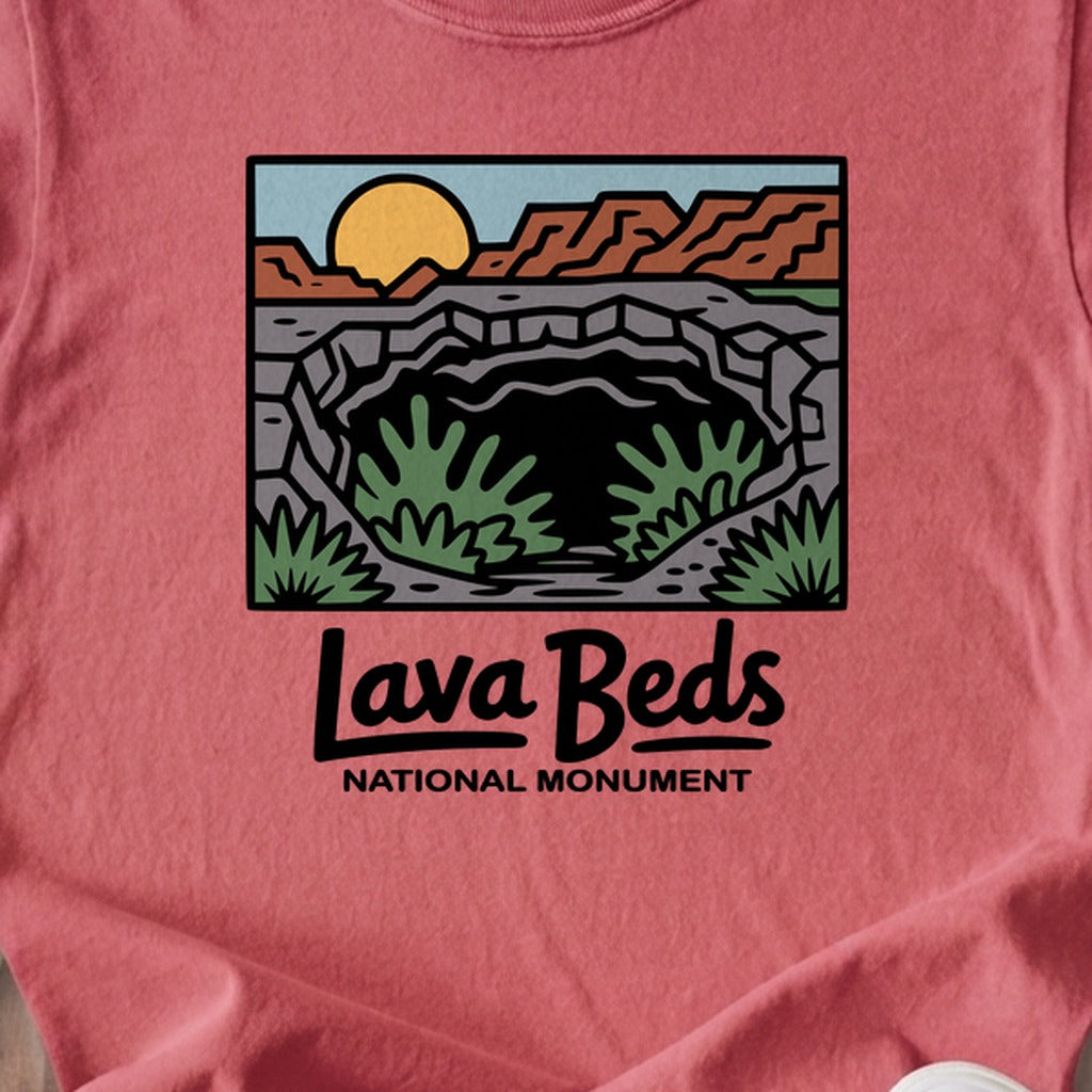 Lava Beds National Monument Kids Cotton T-Shirt