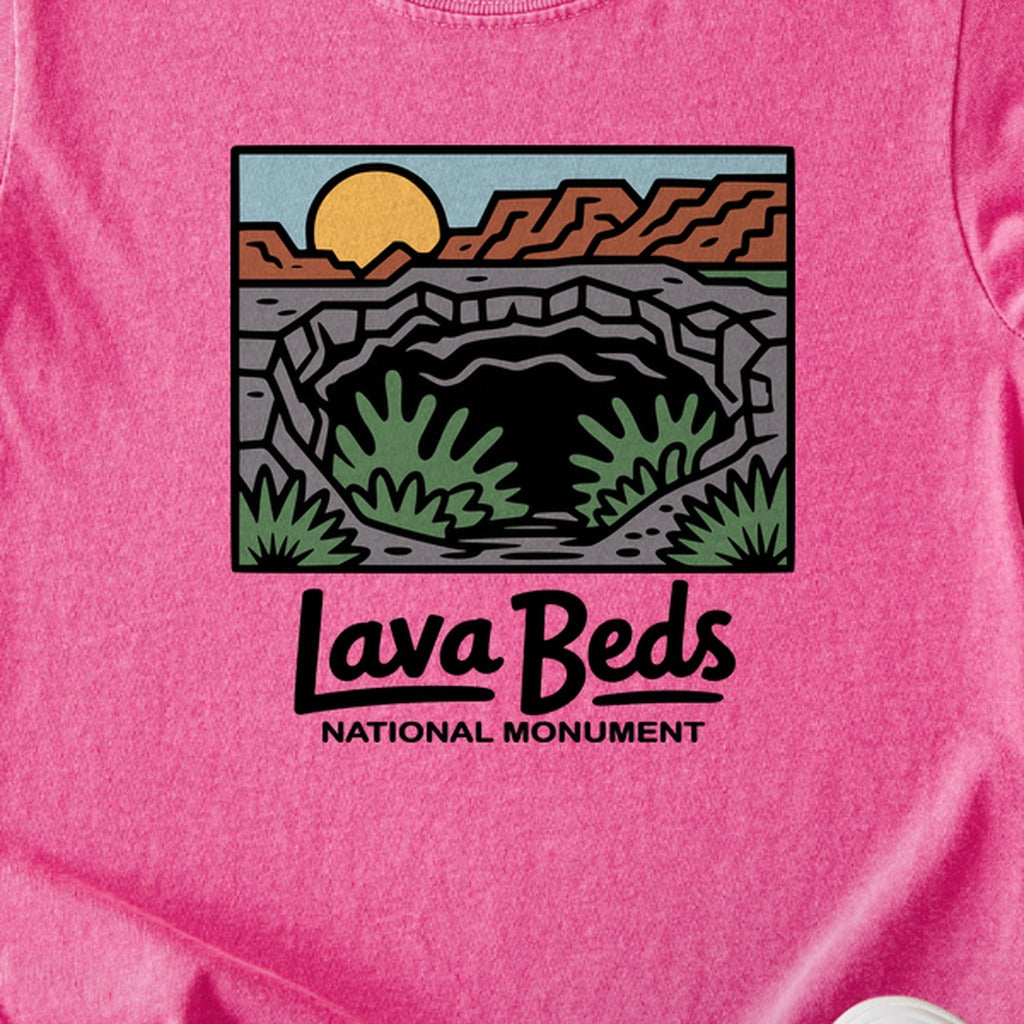 Lava Beds National Monument Kids Cotton T-Shirt