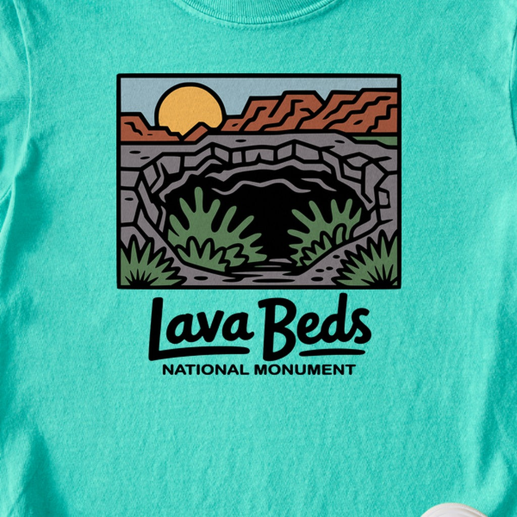 Lava Beds National Monument Kids Cotton T-Shirt