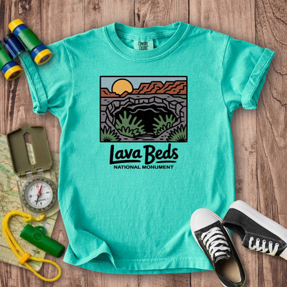 Lava Beds National Monument Kids Cotton T-Shirt