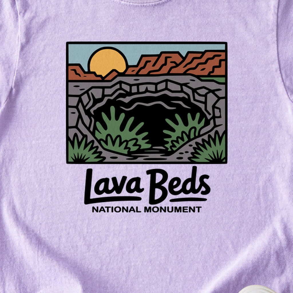 Lava Beds National Monument Kids Cotton T-Shirt