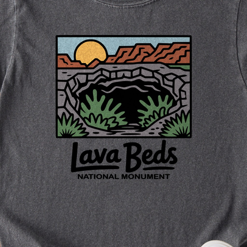 Lava Beds National Monument Kids Cotton T-Shirt
