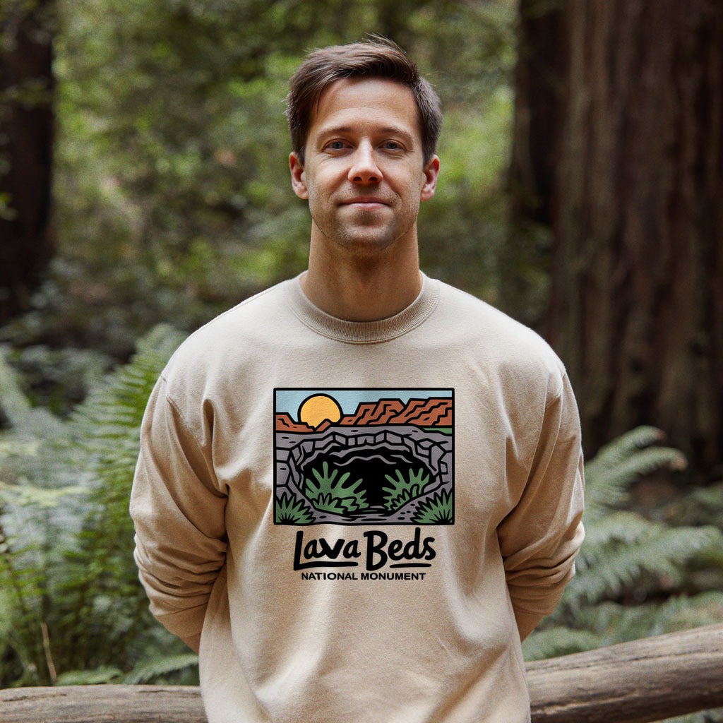 Lava Beds National Monument Crewneck Sweatshirt