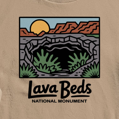 Lava Beds National Monument Crewneck Sweatshirt