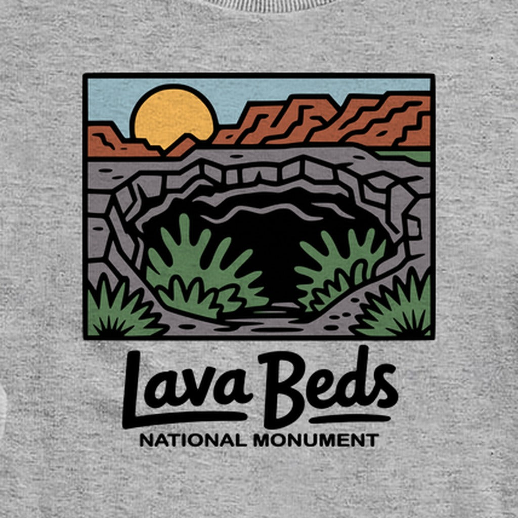 Lava Beds National Monument Crewneck Sweatshirt