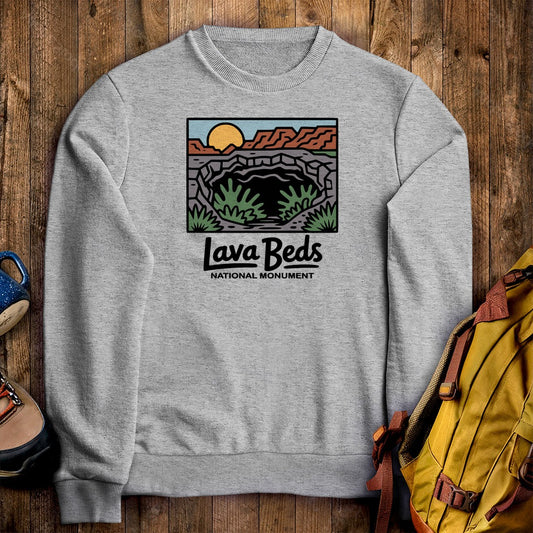 Lava Beds National Monument Crewneck Sweatshirt