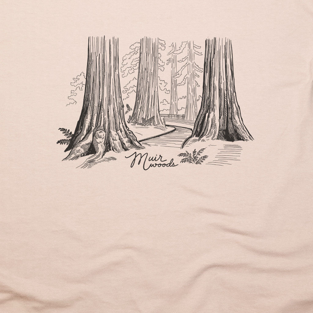 Muir Woods Line Drawing T-Shirt