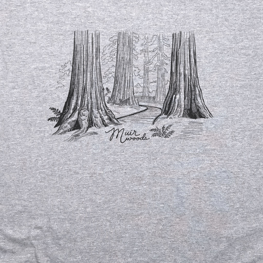 Muir Woods Line Drawing T-Shirt