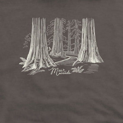 Muir Woods Line Drawing Hoodie