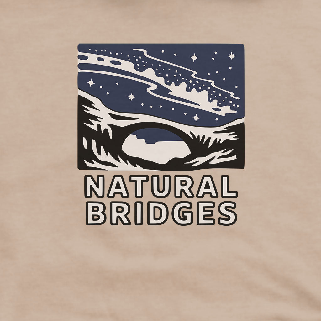 Natural Bridges National Monument at Night Hoodie