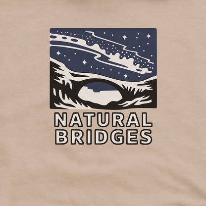 Natural Bridges National Monument at Night Hoodie