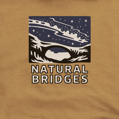 Natural Bridges National Monument at Night Hoodie