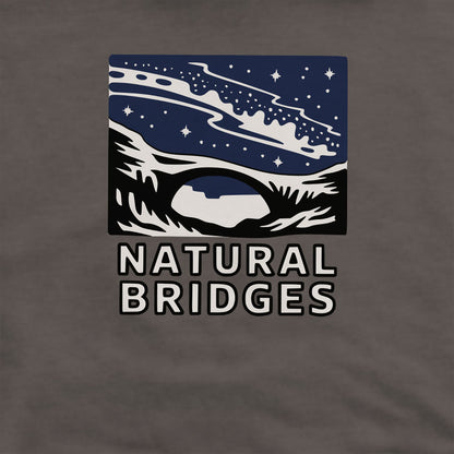 Natural Bridges National Monument at Night Crewneck Sweatshirt