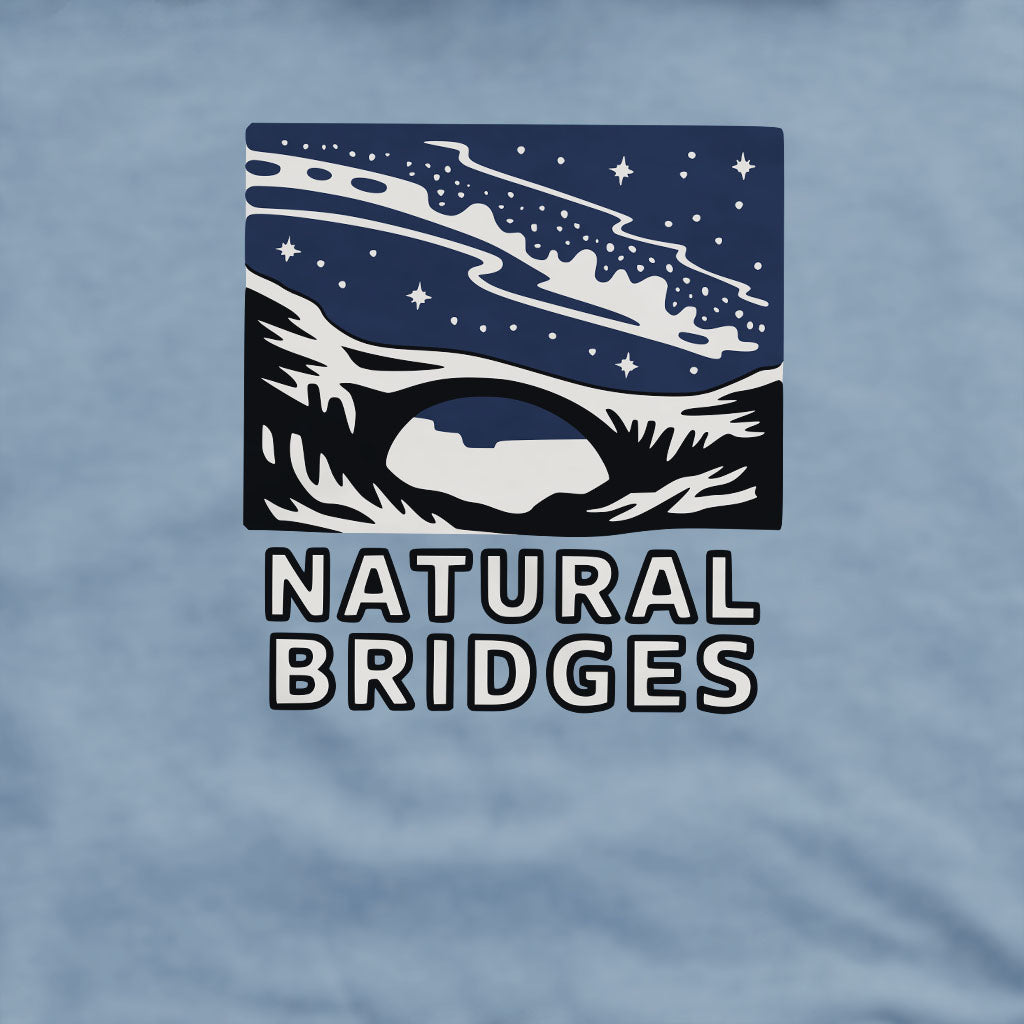 Natural Bridges National Monument at Night Crewneck Sweatshirt